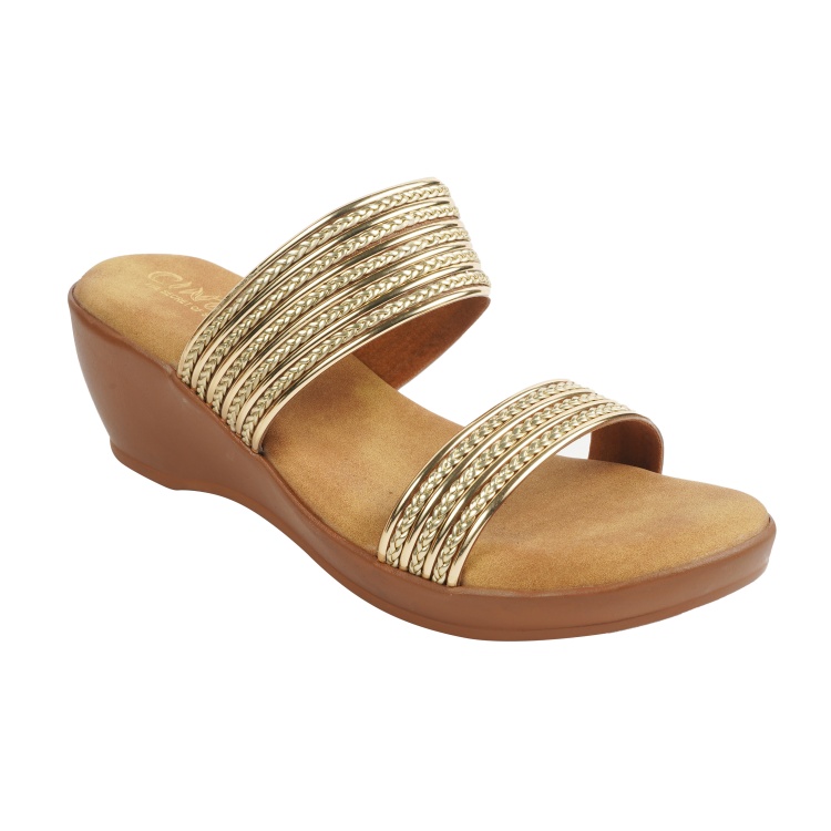 Handcrafted Wedges Gold